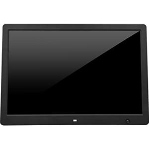 KIMISS Cornice Digitale da 15,4 Pollici, Cornice per Foto Digitale Elettronica Sensore di Rilevamento del Movimento Cornice per Foto Elettronica Risoluzione 1280 * 800 (BLACK)