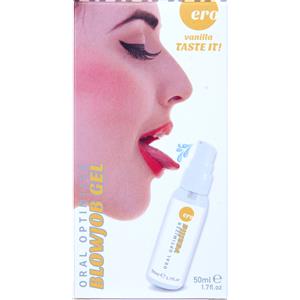 HOT Oral Optimizer Blowjob Gel Vaniglia - Gel Stimolante per Piaceri Orali 50ml