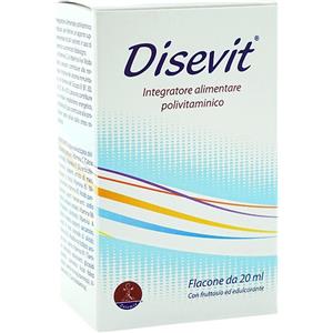 ZETEMIA Disevit Gocce 20 ml - Integratore Polivitaminico per Neonati e Bambini