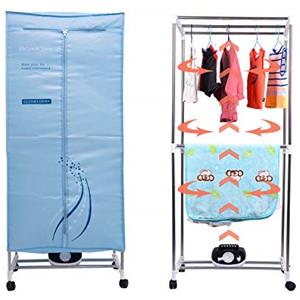 Concise Home Asciugatrice elettrica square 1000 W grande capacità 15 kg doppio acciaio inox a risparmio energetico guardaroba Stendibiancheria Stendino Verticale Spazio di Stenditura