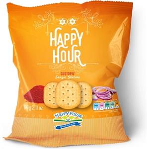 Happy Farm Happy Hour Gusto Più Senza Glutine 60g - Snack per Celiaci