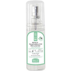 HELAN Spray Igienizzante Multiuso 100ml - Formula Alcolica con Cannella e Limone per Pulizia Efficace