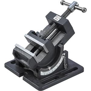 Merry Tools KATSU Morsa Inclinabile 3 75mm, Morsa per Trapano a Colonna Professionale Fresatrice Angolo di Inclinabile Morsa per Banco da Lavoro in Acciaio