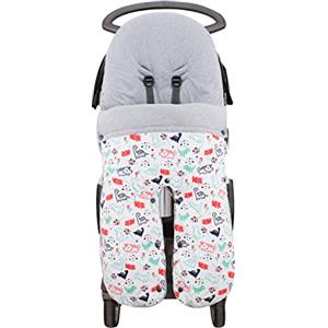 JYOKO KIDS Sacco di COTONE per passeggino Compatibile con Stokke, cam cubo, Quiny mood (DINO PARTY)