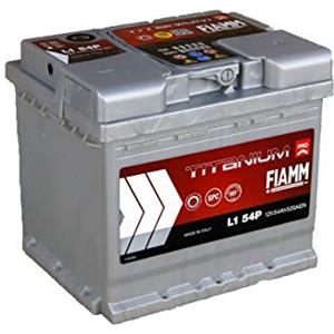FIAMM BATTERIA AUTO FIAMM cod L154+ TITANIUM PLUS 54Ah 520A Polo Positivo a Destra