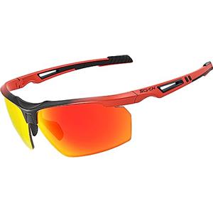 SCVCN Occhiali Polarizzati da Pesca Per Uomini Donne Occhiali Sportivi Occhiali da Ciclismo Guida Mtb Baseball Corsa Bici 08
