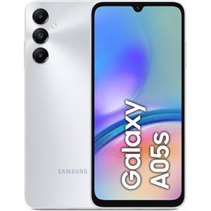 Samsung Galaxy A05s Smartphone Android, Display Infinity-U 6.7'', 4GB RAM, 128GB, Memoria Interna Espandibile fino a 1 TB, Batteria 5.000 mAh, Silver [Versione Italiana]