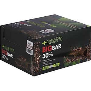 +Watt BIG BAR - Barretta Proteica al 30% Ricoperta di Cioccolato al Latte (Box 20 barrette, Cocco)