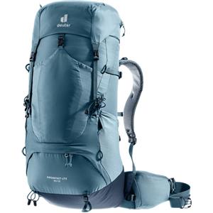 Deuter Aircontact Lite 50 10 - Zaino da trekking leggero con sistema di schienale Aircontact, pinne laterali ergonomiche e regolazione della lunghezza VariQuick