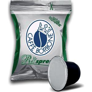 Caffè Borbone Respresso DEK - Capsule Decaffeinate Compatibili Nespresso - Gusto Cremoso e Marcato