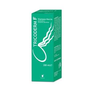 FARMACHIMICI Tricoderm F Shampoo-Doccia Antiforfora 200 ml - Rallenta il turnover epidermico e riduce la forfora