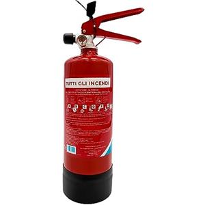 Firexo Estintore (2 Liter) - Estintore Per Casa, Auto, Cucina, Camper, Lavoro, Ristorante, Barca, Camino - Estintore per Tutte Le Classi Di Fuoco
