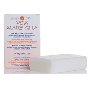 VEA Marsiglia Sapone Naturale 100g - Delicato a pH Neutro con Olio VEA per Pelli Sensibili