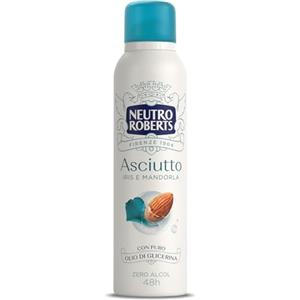 Neutro Roberts Deodorante Spray Asciutto Iris e Mandorla, 150ml