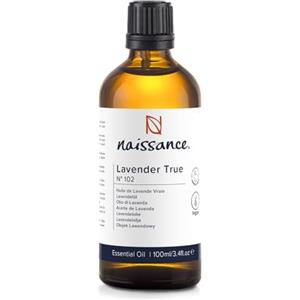 Naissance Olio Essenziale di Lavanda Vera - 100ml - Puro al 100%, Naturale, Non Diluito - Per Aromaterapia Diffusore e Massaggio Aroma, Rilassante e Rinvigorente - Vegano, Cruelty Free, Senza OGM