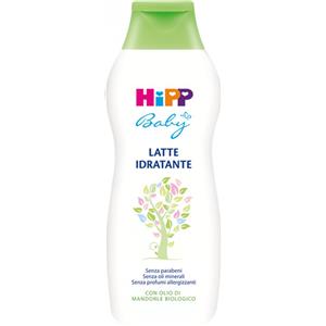 Hipp Latte Idratante 350ml - Con olio di mandorle biologico, senza oli minerali e profumi allergizzanti, per la pelle delicata del neonato