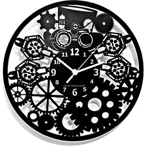 Instant Karma Clocks | Orologio da Parete Steampunk | Design Industriale Ingranaggi Vintage | Decorazione Artistica Meccanica | Idea Regalo Arredo Muro