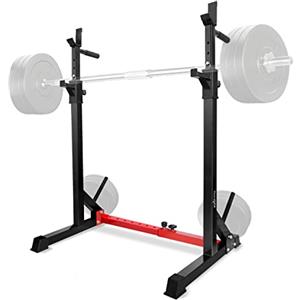 Yes4All Multifunzione Rack da Squat Regolabile in Altezza, Supporto per Bilanciere Porta Manubri con capacità massima di 250 KG