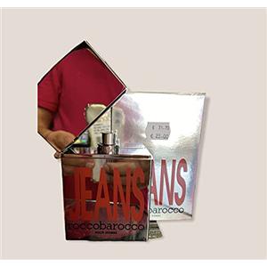 Roccobarocco Jeans Pour Homme Eau De Toilette 75ml - Fragranza Floreale e Fruttata con Note di Pesca e Ribes Nero