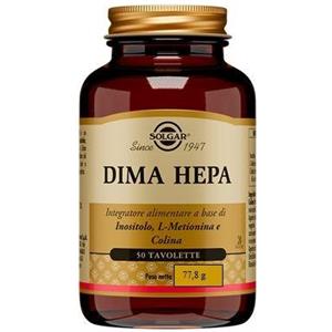 Solgar Dima Hepa - Integratore Epatologico con Inositolo, L-Metionina e Colina, 50 Tavolette