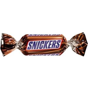 Idea Miniatures Barretta di Cioccolato Snickers Mini Sacchetto Sfuso da 500 g Snack Dolce