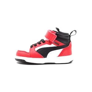 PUMA Sneaker Rebound V6 Mid per Bimbi ai Primi Passi 21, White Black