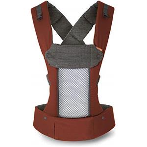 Beco 8 Porta Bebè Neonato - Marsupio Ergonomico Neonato - Fascia Per Neonati Ibrida Porta Bebè - Zaino Porta Neonato - Seduta Regolabile - Porta Bambino Ergonomico da 3,2-20 kg (Ruggine)