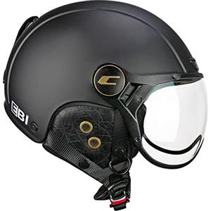 CGM EBI, Casco Sci Unisex Adulto, Nero Opaco, XXL (61cm)