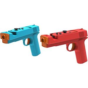 Szaerfa 2 pezzi Supporto per impugnatura per pistola da gioco per Switch NS/NS OLED,Senso Joystick Gun Controller per Switch Giochi di tiro,Gamepad Joypad Accessori per console di gioco