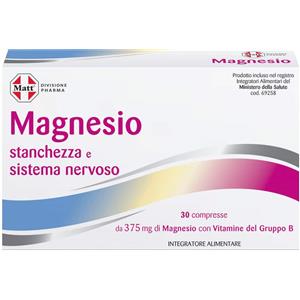 A&D SpA Gruppo Alimentare Diet Magnesio Matt Divisione Pharma 30 Compresse