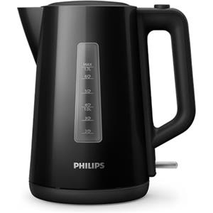 Philips Bollitore Elettrico 3000, 1,7 L, Ebollizione rapida, Nero