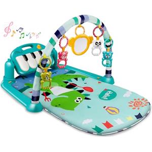 Amy & Benton AmyBenton Palestrina Neonato Multifunzione con Pianoforte, Tappeto Gioco con Archi, Regalo per Neonati 0+ Mesi