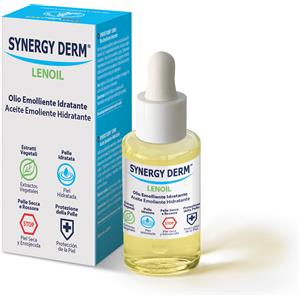 Synergy Derm Lenoil Olio Emolliente Idratante 30 ml - Con Vitamina E e F, per Pelle Secca e Sensibile