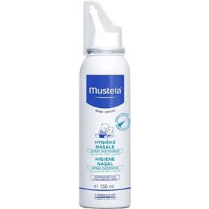 Mustela Spray Nasale Isotonico 150ml - Lavaggi Nasali Quotidiani per Bambini e Neonati
