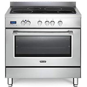 De'Longhi DELONGHI PRO 96 MX IN ED CUCINA LIBERA INSTALLAZIONE PIANO INDUZIONE 4 ZONE FORNO ELETTRICO FUNZIONE PANE PIZZA 90x60xH86/92 INOX