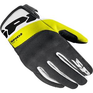 SPIDI Guanti da moto SPIDI Flash KP in Tessuto, da Uomo,L,Giallo/Nero