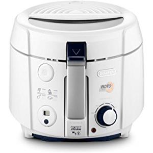 De'Longhi F38436 RotoFry Friggitrice con cestello rotante angolato, Frittura Leggera, Sistema EASY CLEAN facile pulizia, Termostato Regolabile, Timer con Segnale Acustico, Capacità olio 1,5L