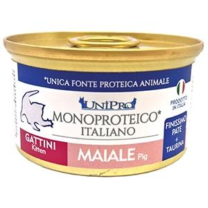 UNIPRO Srl Unicamente Kitten Maiale - 85GR
