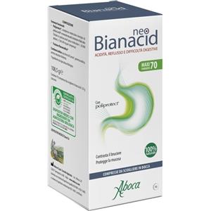 ABOCA SpA SOCIETA' AGRICOLA NeoBianacid contro il bruciore di stomaco - 70 compresse masticabili