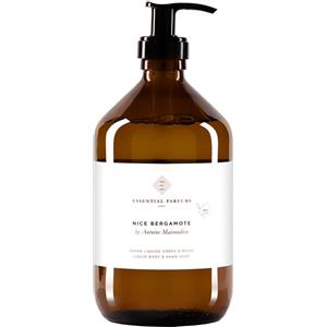 Essential Parfums Nice Bergamote Sapone Liquido 500ml - 98% Naturale, Profumo di Bergamotto e Note Floreali