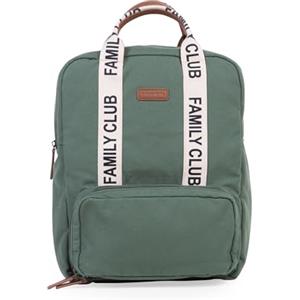 CHILDHOME, Zaino fasciatoio Family Bag Club, Grande capacità, Multifunzionale, Fasciatoio incluso, 11 scomparti, Tasche isolate, Passaggio per trolley, Gancio per passeggino, 20,5L, Verde