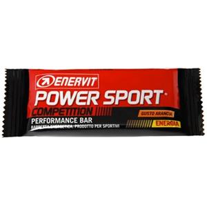 Enervit Power Sport Competition Barretta Energetica Gusto Arancia 30g - Alta Percentuale di Carboidrati e Basso Contenuto di Grassi
