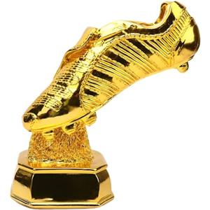 MCBEAN Trofeo Scarpa d'oro Replica Coppa del Mondo Trofei di Scarpe d'oro Premio miglior tiratore Regalo di Calcio Fan Oggetti da Collezione Souvenir Ornamenti per Esposizione a Tema
