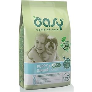 Oasy Puppy & Junior Small Pollo 1 Kg - Alimento Secco Completo per Cuccioli di Taglia Piccola