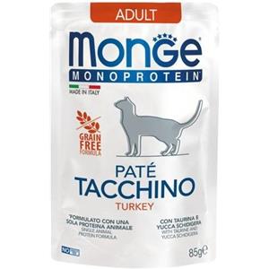 Monge Cat Bustine Patè Monoproteico Tacchino 85gr