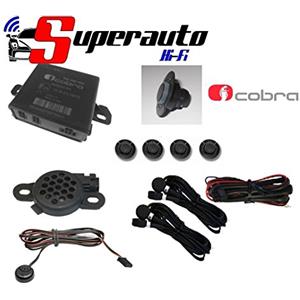 Cobra F394 kit 4 Sensori parcheggio Anteriori Montaggio a filo auto paraurti