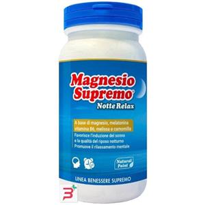 NATURAL POINT SRL MAGNESIO SUPREMO NOTTE RELAX 150 G