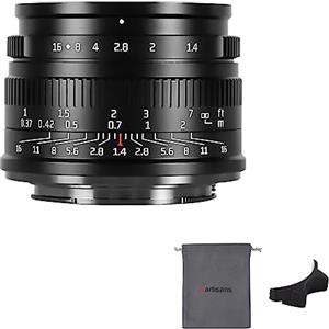 7artisans F1.4 Mark II APS-C - Obiettivo fisso a messa a fuoco manuale da 35 mm, compatibile con fotocamera Nikon Z-Mount Z50 Z6 Z7 Z6 II black