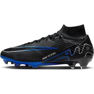 Nike Zoom Superfly 9 Elite Fg, Soccer Shoe Uomo, Black/Chrome-Hyper Royal, 40 EU