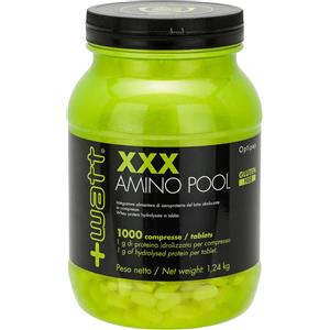 WATT XXX Amino Pool - Integratore a Rapidissimo Assorbimento per la Crescita della Massa Muscolare - 1000 Compresse Gluten Free